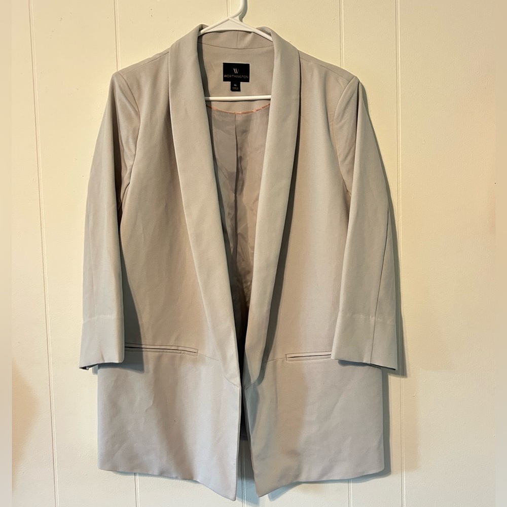 Worthington Gray blazer size large